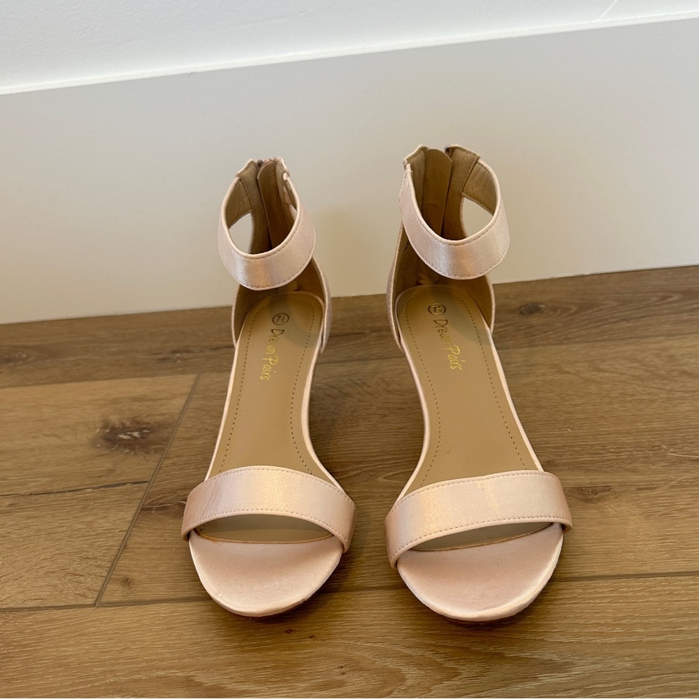 Formal kitten heel sandals